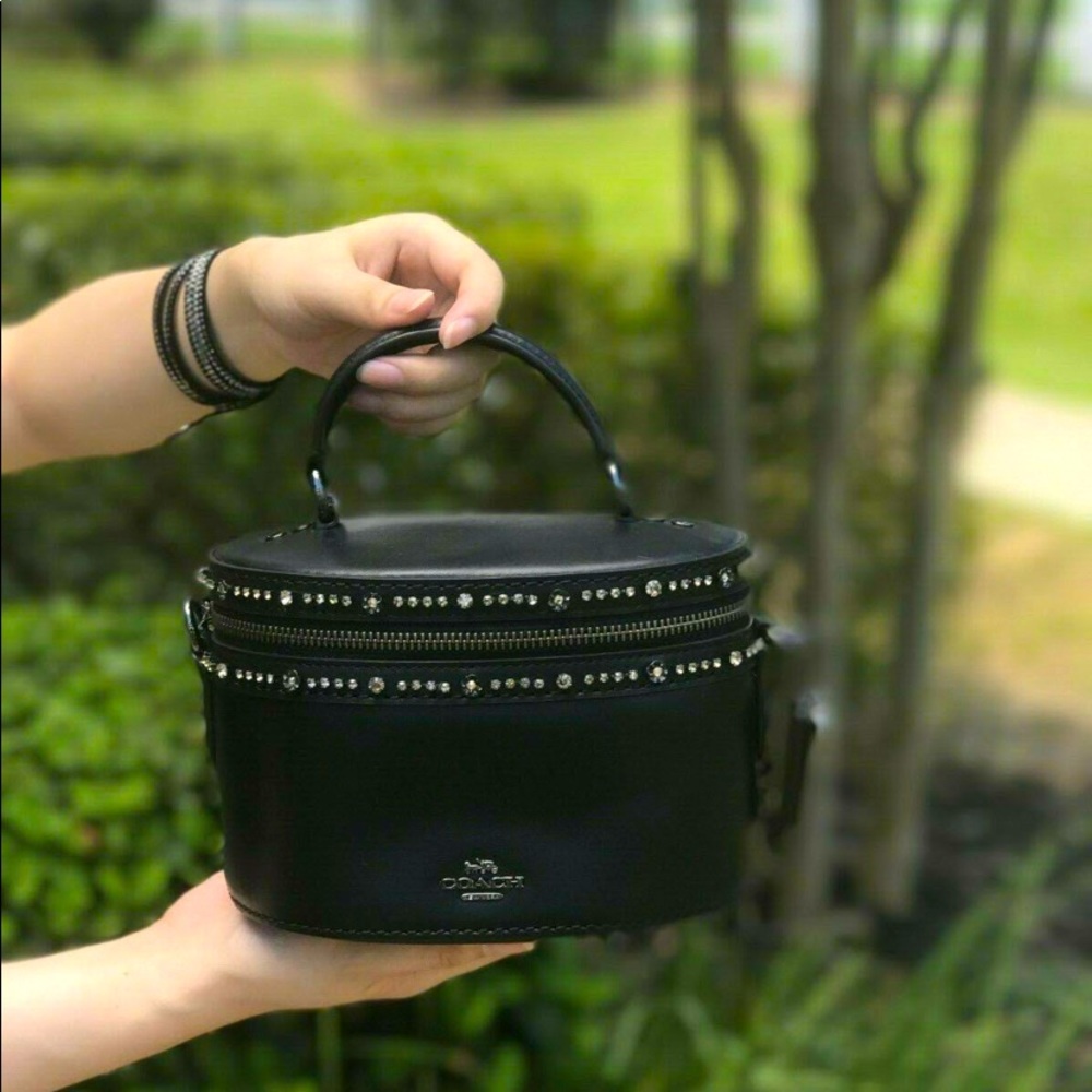 Coach, Selena Gomez, Black, crossbody mini purse